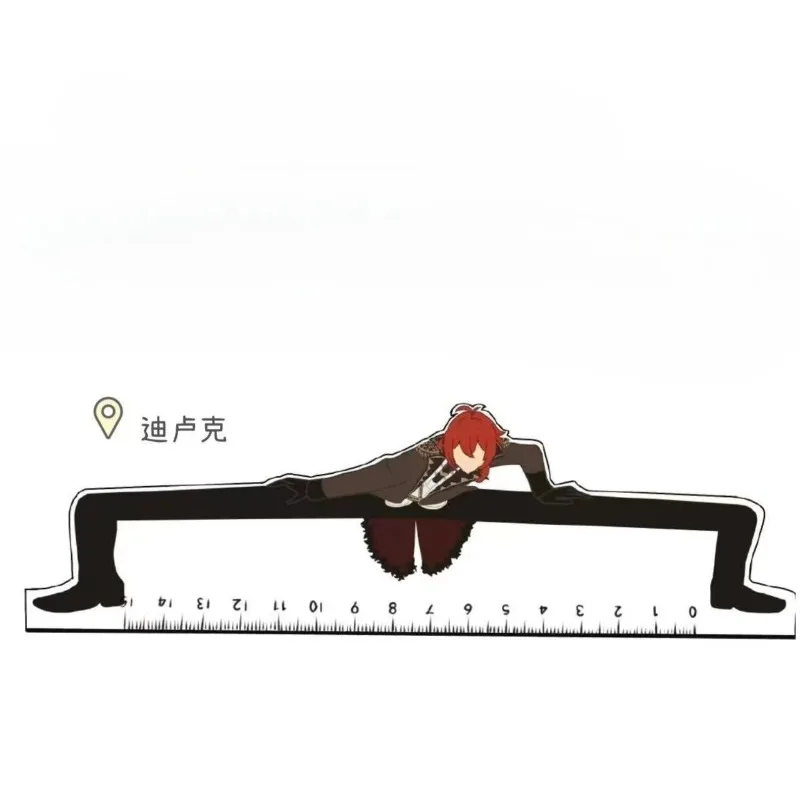 게임 위안쉔 주변 캐릭터 알하이탐 중리 네우빌레트 딜룩 타르타글리아 아크릴 롱 레그 룰러 재미있는 문구류 상품