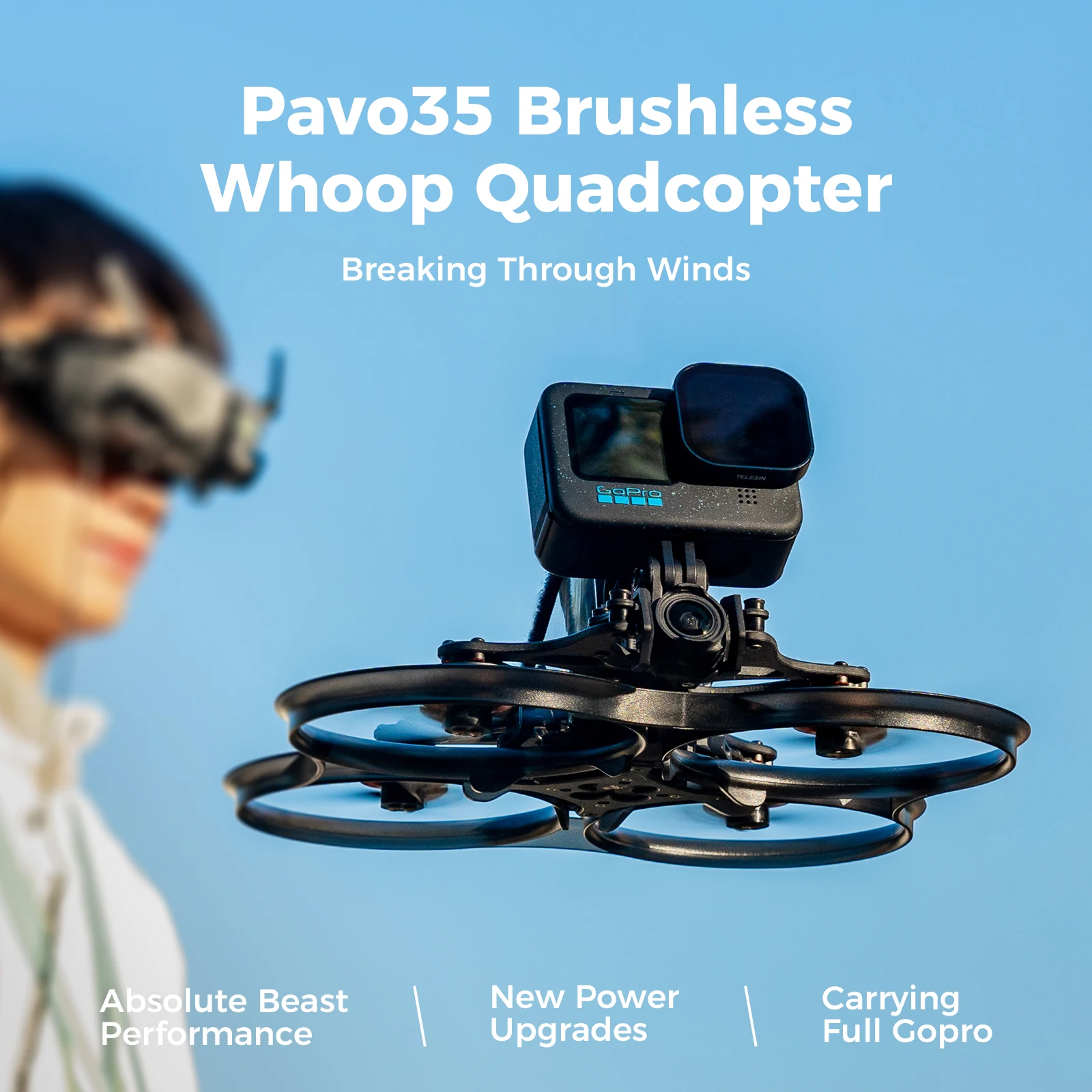 BETAFPV Pavo35 Brushless Whoop Quadcopter drohne Adapted to AIR O3 professional image transmission fpv drones
