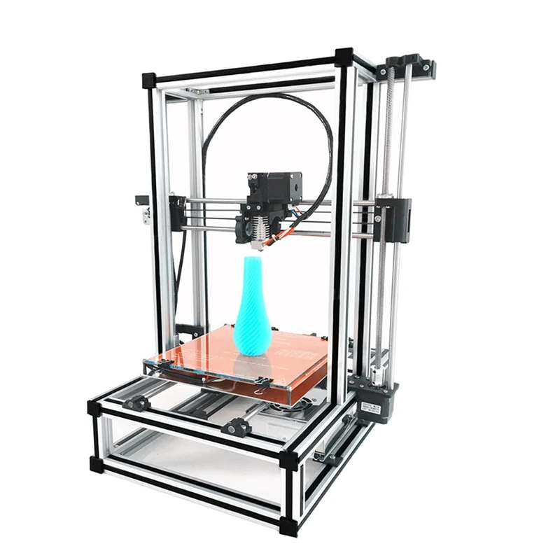 Guide Linéaire Anodisé pour Imprimante 3D, Profilé d'Extrusion d'Aluminium, Norme Européenne, Type T 400, 2020mm, 4 Pièces