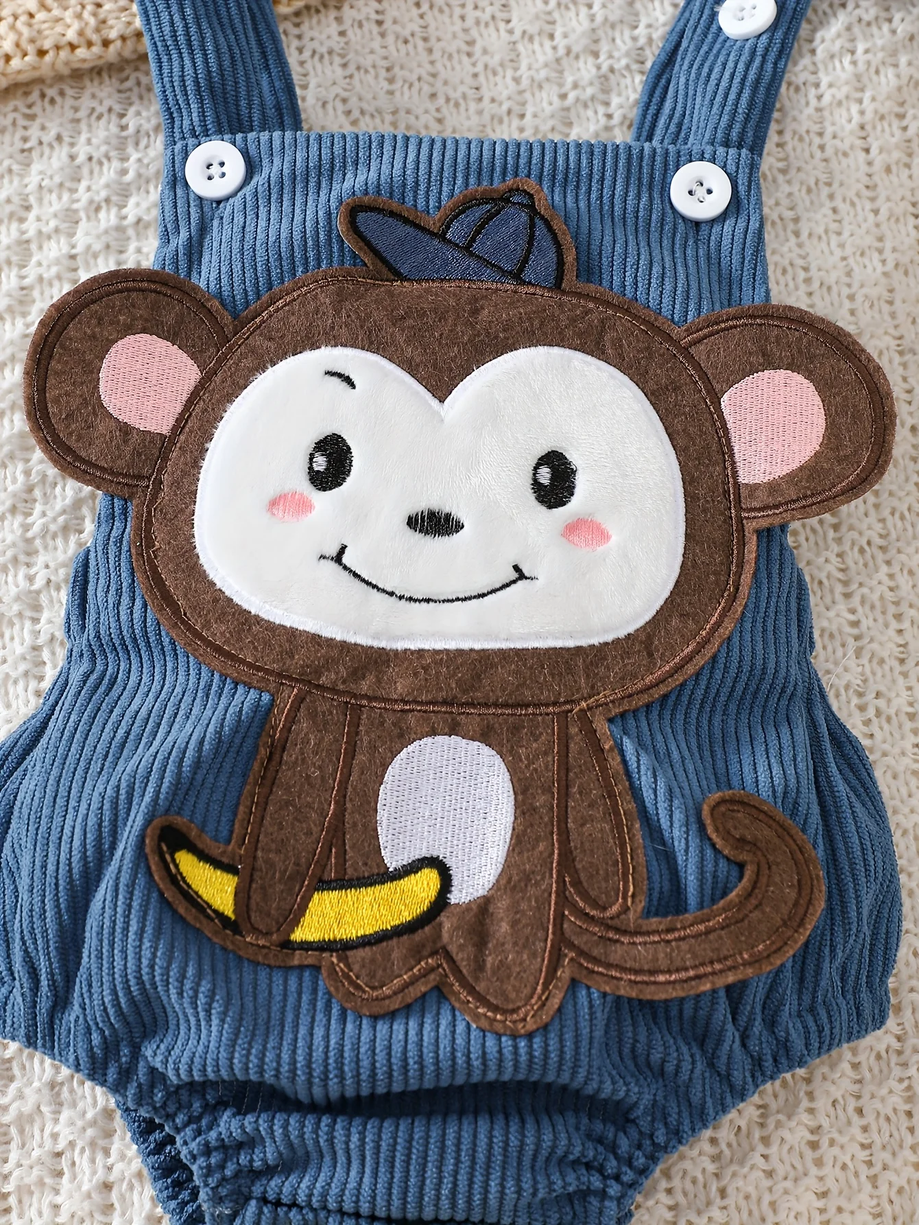 Monkey Baby Romper Set 4