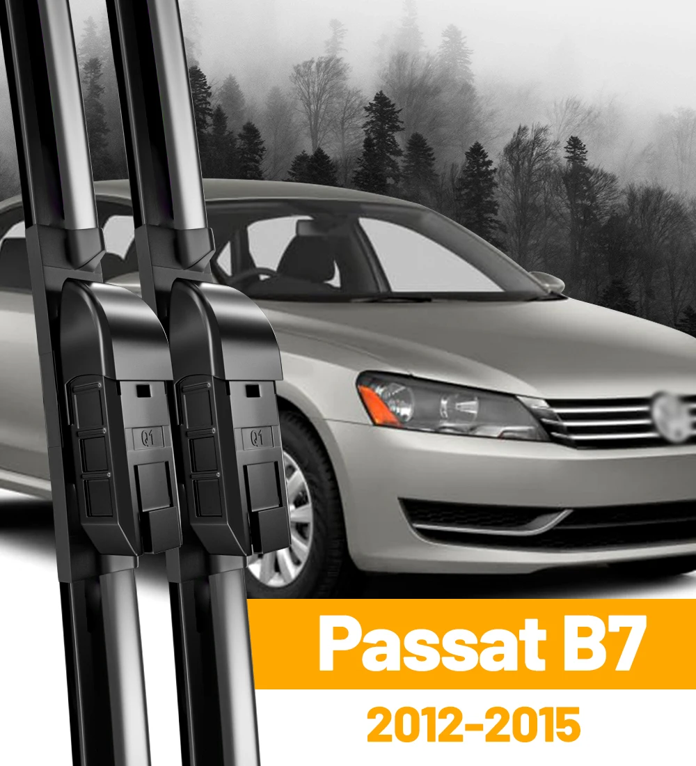 Für VW Passat B7 Front Wischer Klingen 2012-2015 2013 2014 Volkswagen Windschutzscheibe Windschutz Fenster Pinsel Zubehör 24 "+ 19" – Detail 1