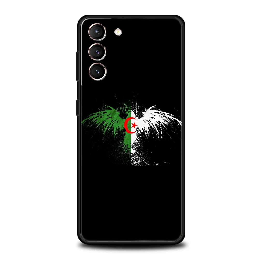 Algerien Flagge Fall für Samsung Galaxy S24 S23 S22 S20 S21 Fe Ultra S10 S10E S9 S8 plus 5g Silikon stoß feste Telefon abdeckung Capas – Detail 4