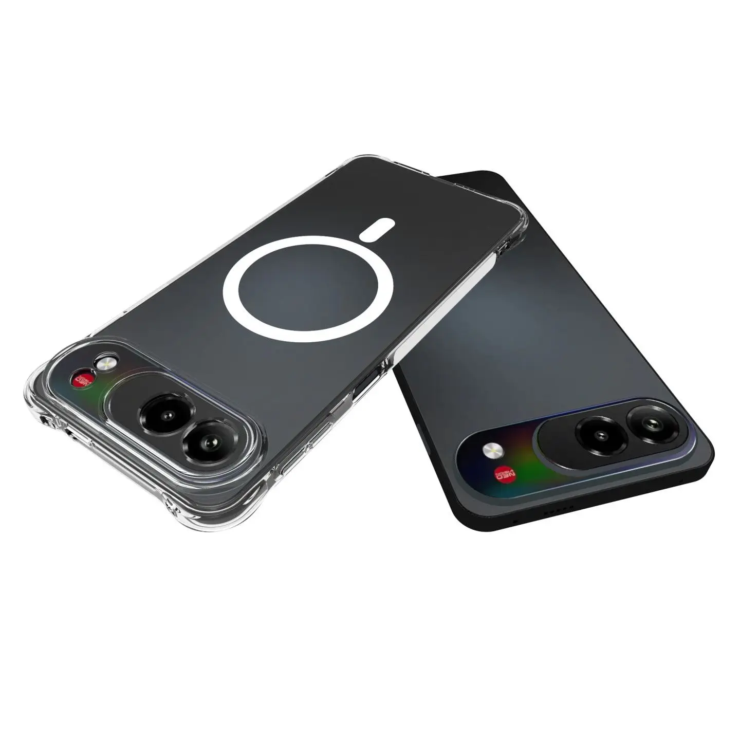 MagSafe-Compatible High-Transparency Drop-Proof TPU Case