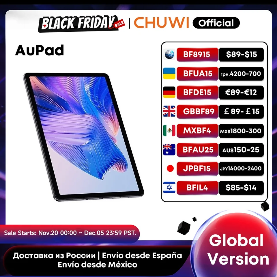 CHUWI AuPad Tablet Snapdragon 685 Octa-core 10.95inch FHD Screen