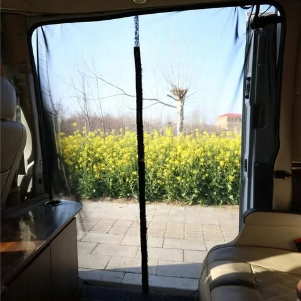 Fly ScreenNet Car Tailgate Mosquito Net Magnetic Curtains Car Sunshade ScreenNet Trunk Ventilation Mesh VW T5 T6 SlidingDoor Car Sunshade