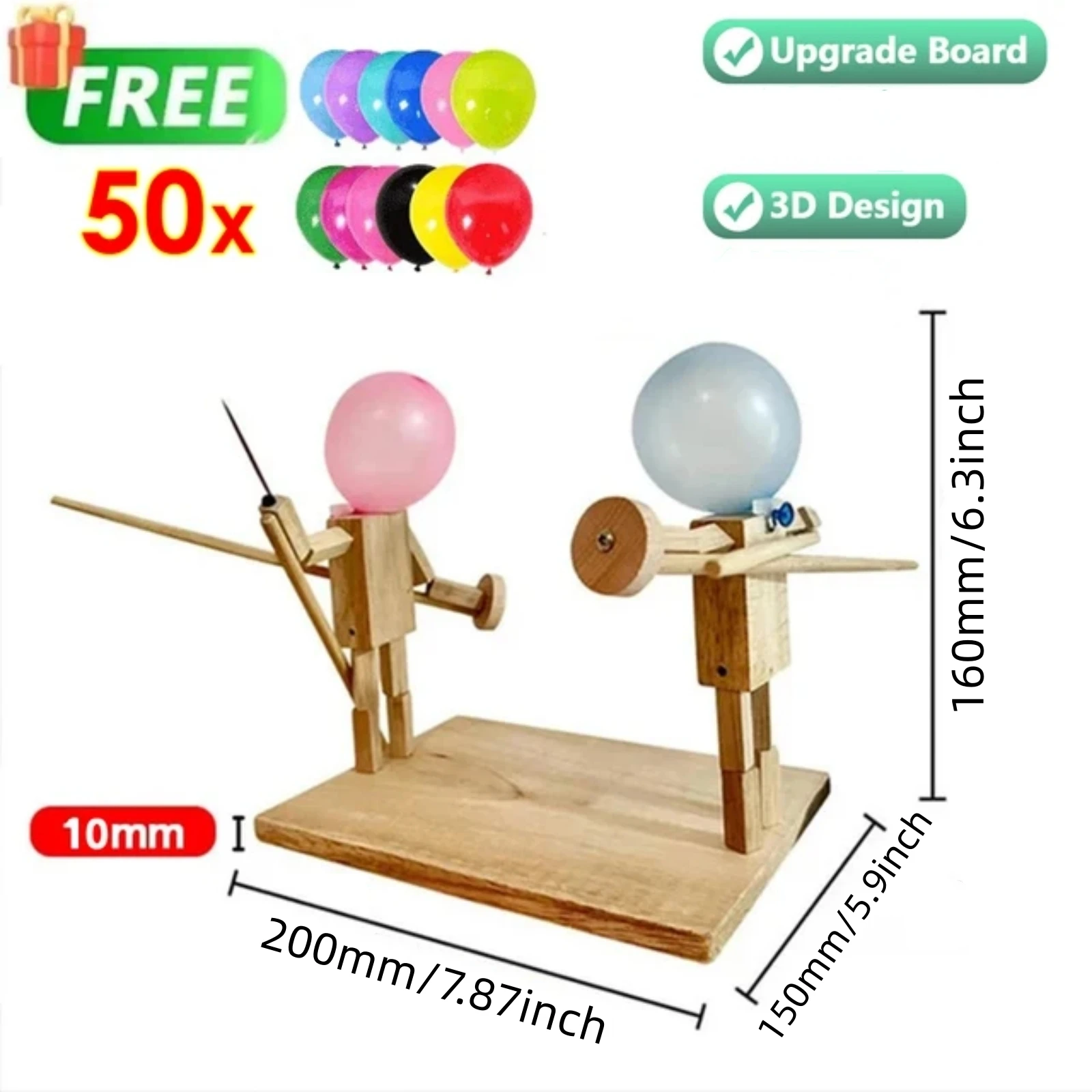 10mm With 50balloons