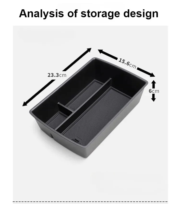 Für Leapmotor C10 2024-2026 Mittelkonsole Untere Aufbewahrungsbox Auto-Armlehnen-Organizer Ablagefach Auto-Innenausstattung Zubehör – Detail 22