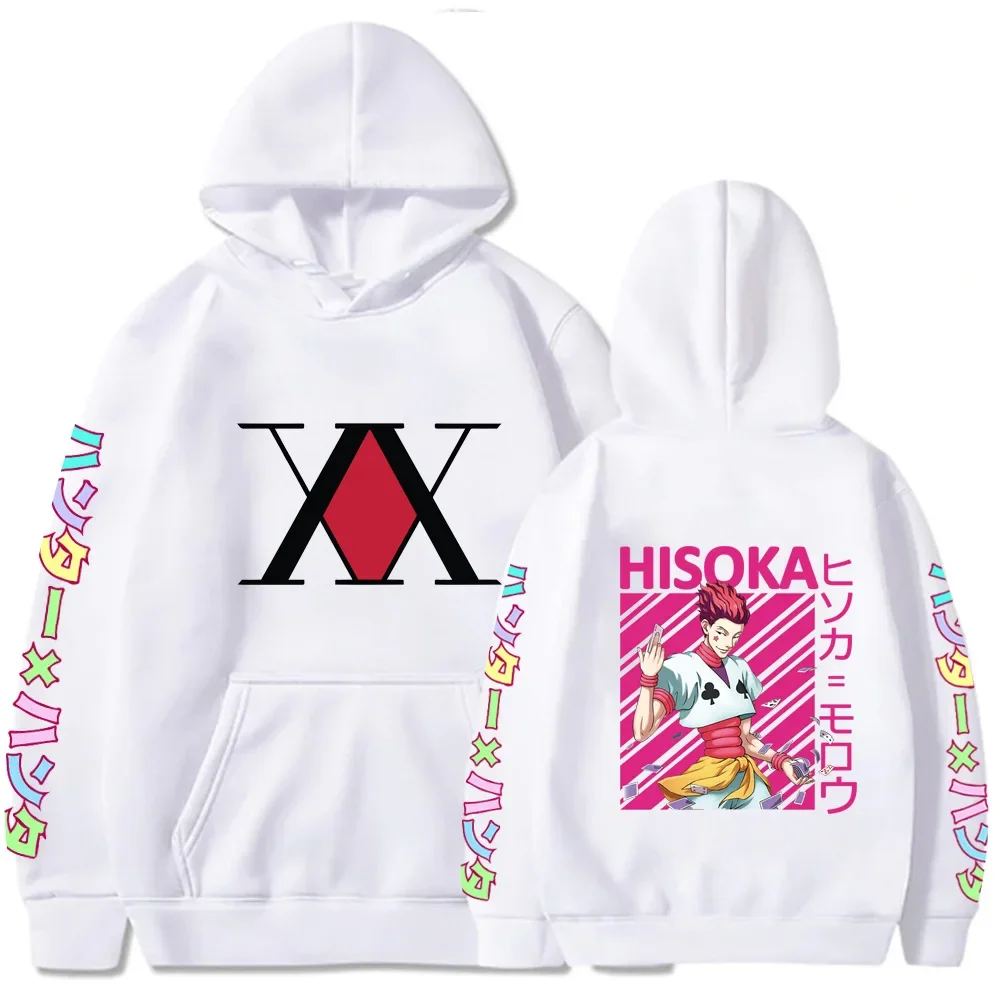 

Hunter X Hunter Hisoka Streetwear Sweatshirt Anime Hoodie Print Hooded Sweatshirts Loose Long Sleeve Men Clothes Pullover Fall