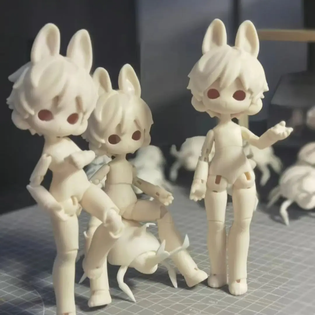 Ceramic resin doll desktop ornaments 18cm doll craft decorations BJD free delivery Ceramic Resin Doll Ornaments