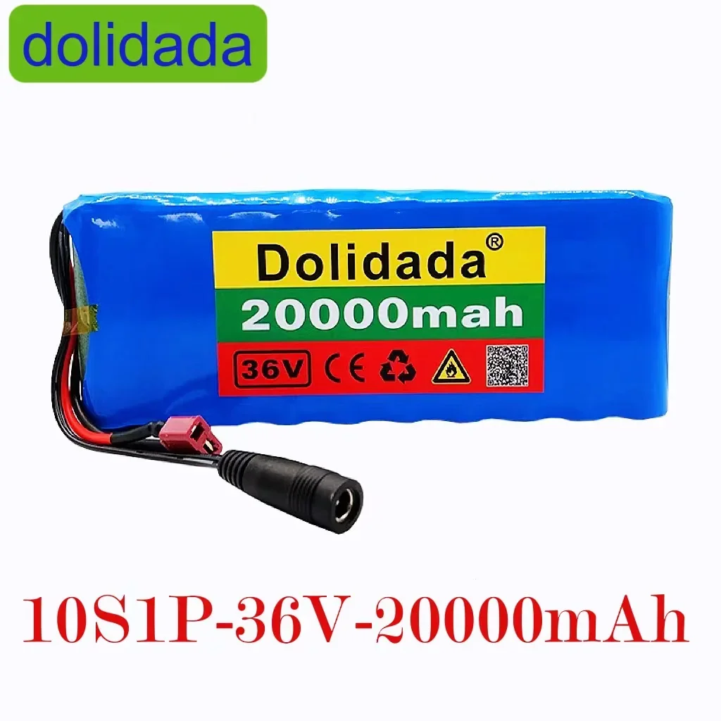 Batterie Agli Ioni Di Litio 10 S1P, 36V, 20Ah, 18650, Pour Vev, Voiture, Scooter Ecletrique, Ceinture, Avec Bms 20A, 500W, Nouveau