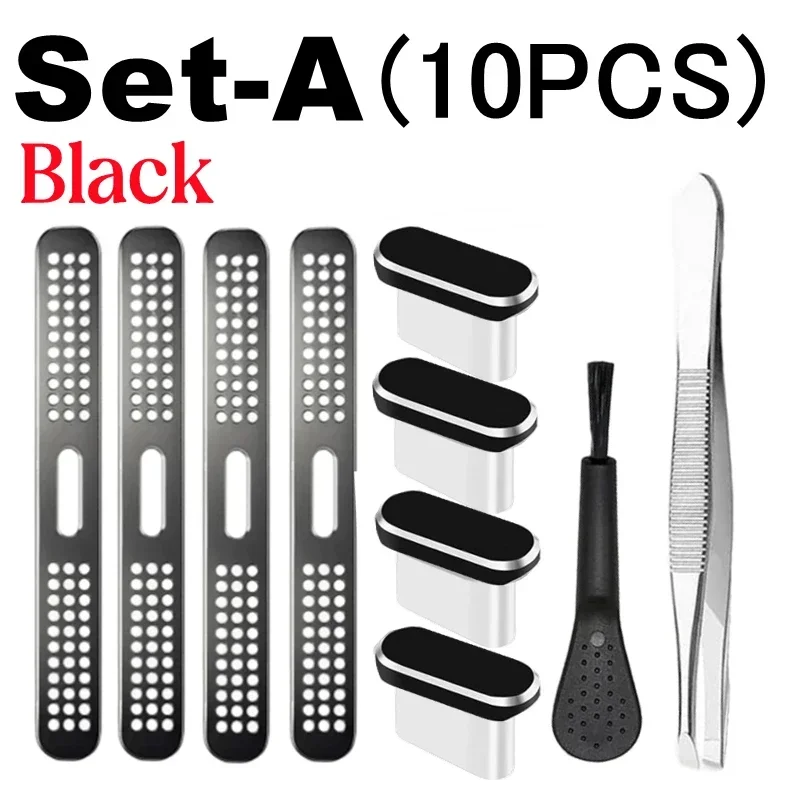 Deluxe Mobile Speaker Dust Mesh and USB-C Port Protector Cleaning Kit