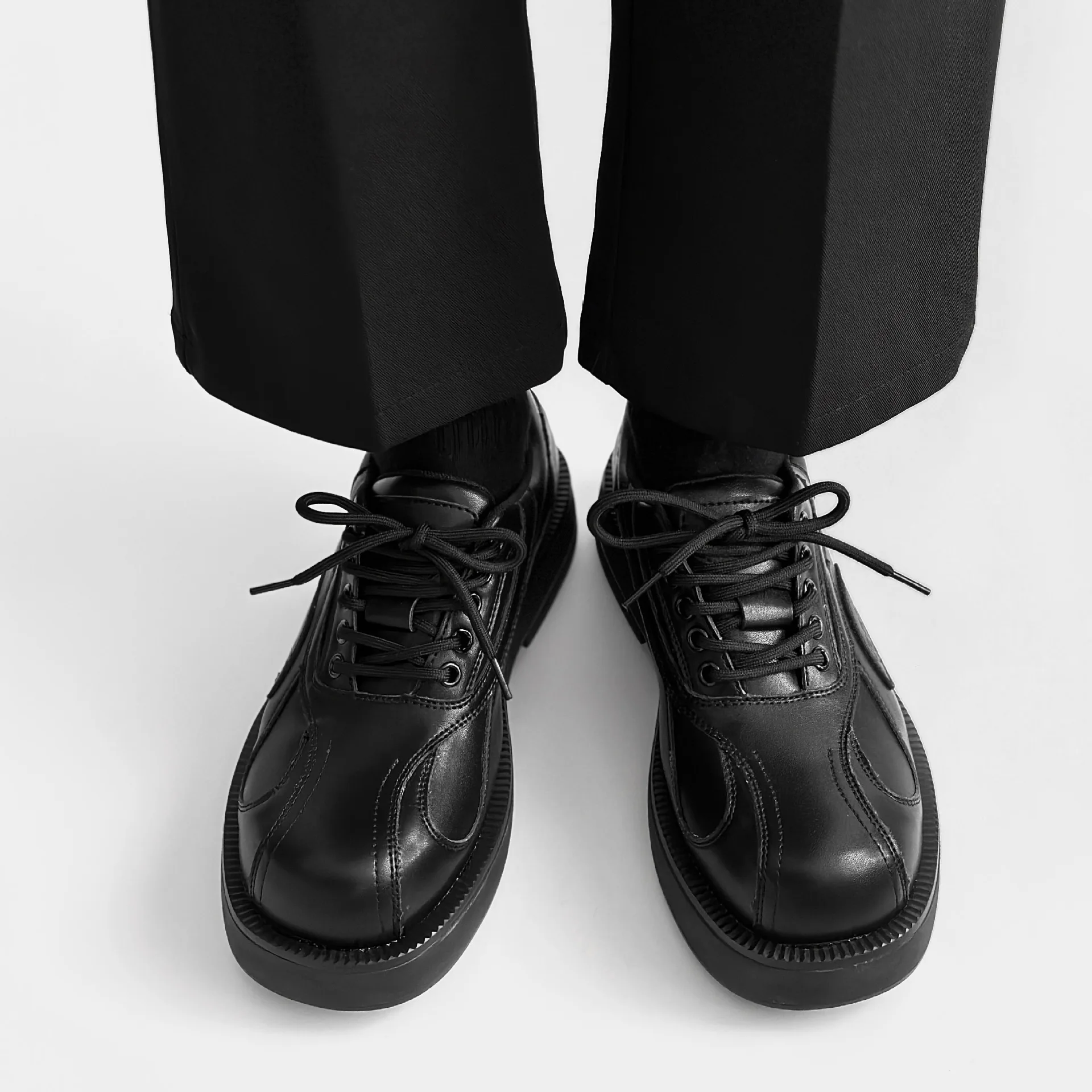 Business Formal White Leather Shoes Mens Fashion Casual Dress Shoes Japan Korea Formal Oxford For Men Zapatos Hombre