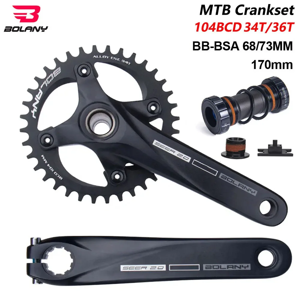 MSC Bikes MSC X11. Als 44-32-22D - Bielas Integradas De Ciclismo, Color Rojo/Negro