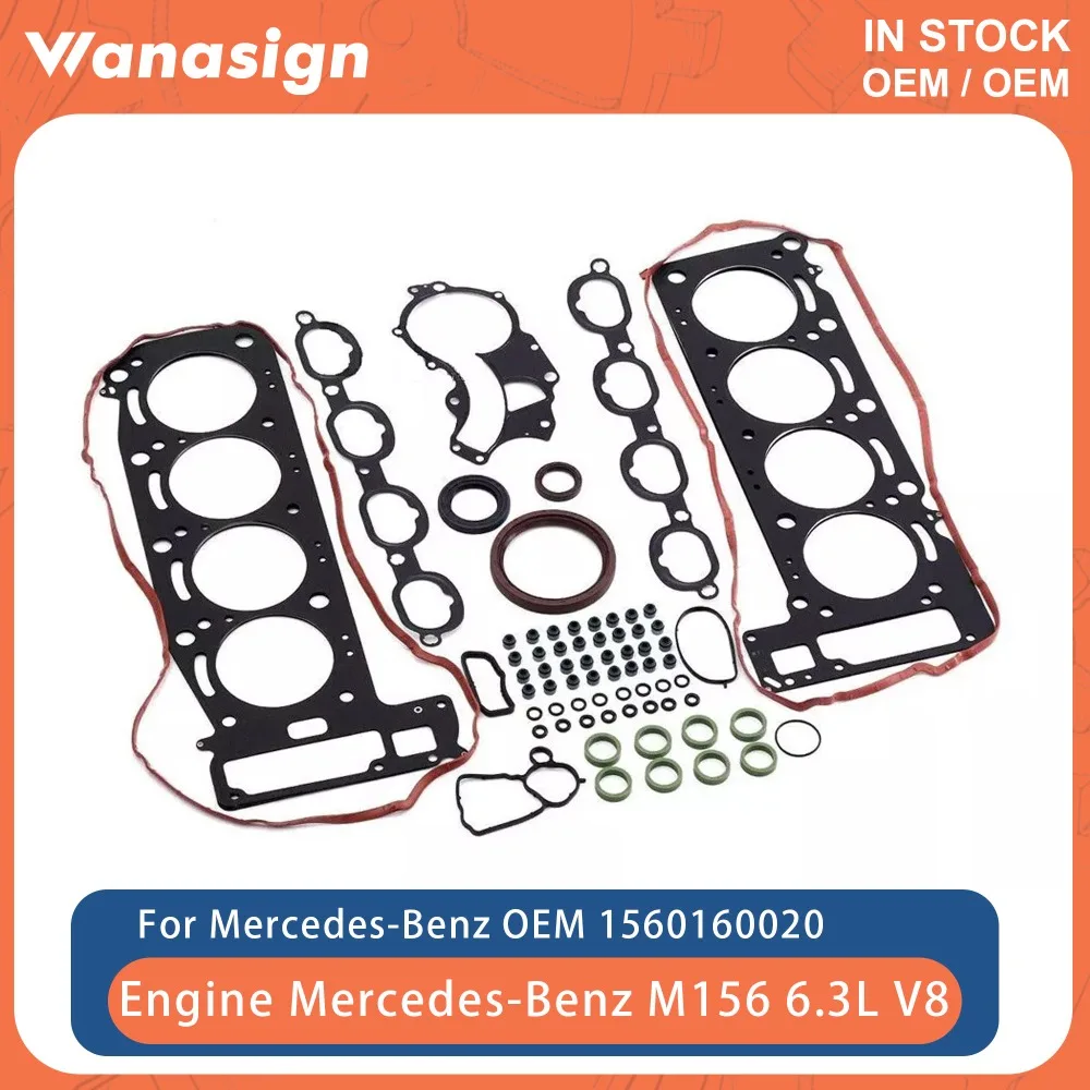 Oil Filter Gasket Housing Seals Set – Fits Mercedes-Benz W209 W210 W211 V6/V8 (Trucktec)