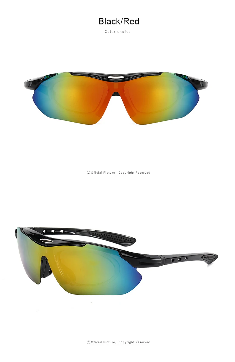 Schutzbrille Karte Myopie Sport Sonnenbrille Männer Und Frauen Radfahren Gläser Outdoor Fahrrad Sonnenbrille Trend XSY0089 – Detail 6