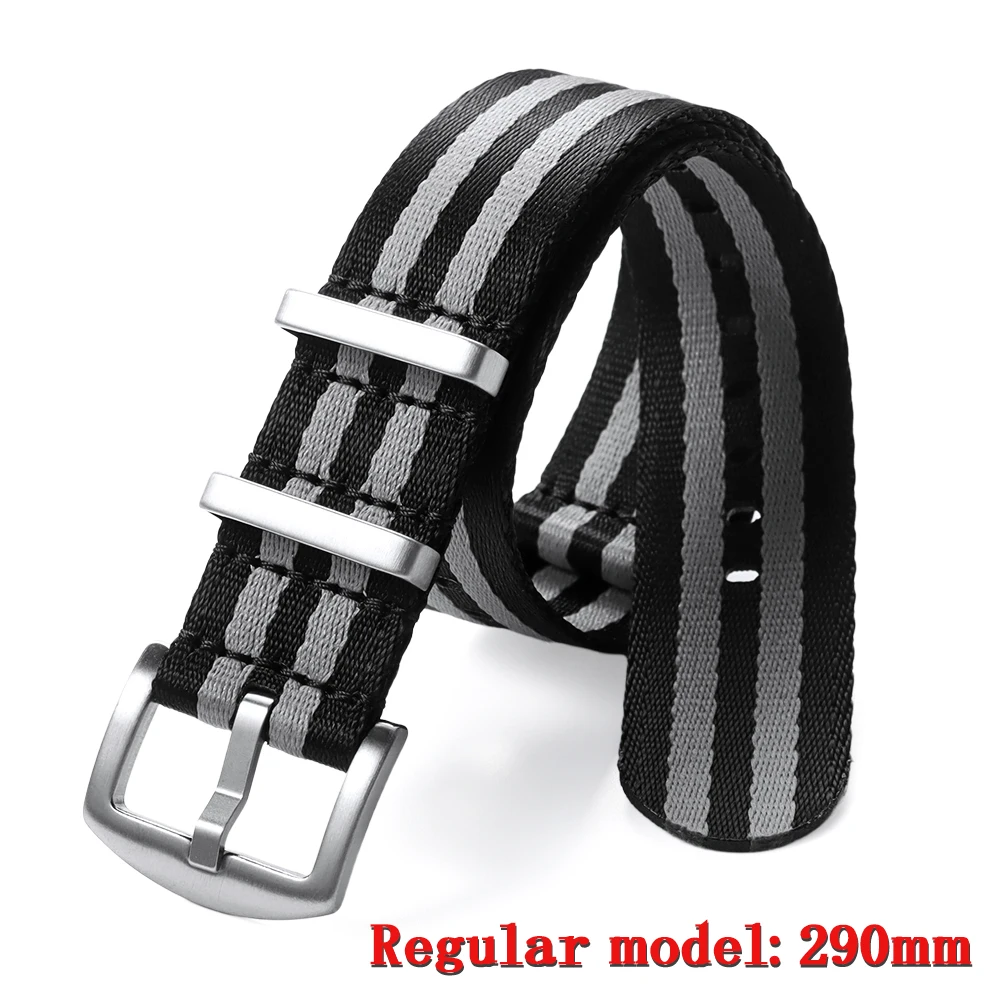Enhanced Nylon Watch Strap - Universal Super Long Soft Wrist Band Replacement 33cm Bracelet