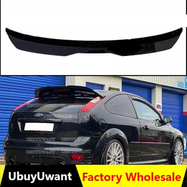 Black/Carbon Fiber Look Car Rear Roof Lip Spoiler For FORD FOCUS MK2 ST  2004-2011 Car Rear Trunk Spoiler Lip Boot Wing Lip - AliExpress