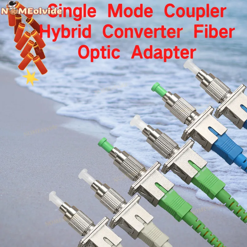 Spedizione Gratuita Fc-Sc Accoppiatore Monomodale Convertitore Ibrido Adattatore In Fibra Ottica A Fc Maschio A Sc Femmina Adattatore In Fibra Ottica 