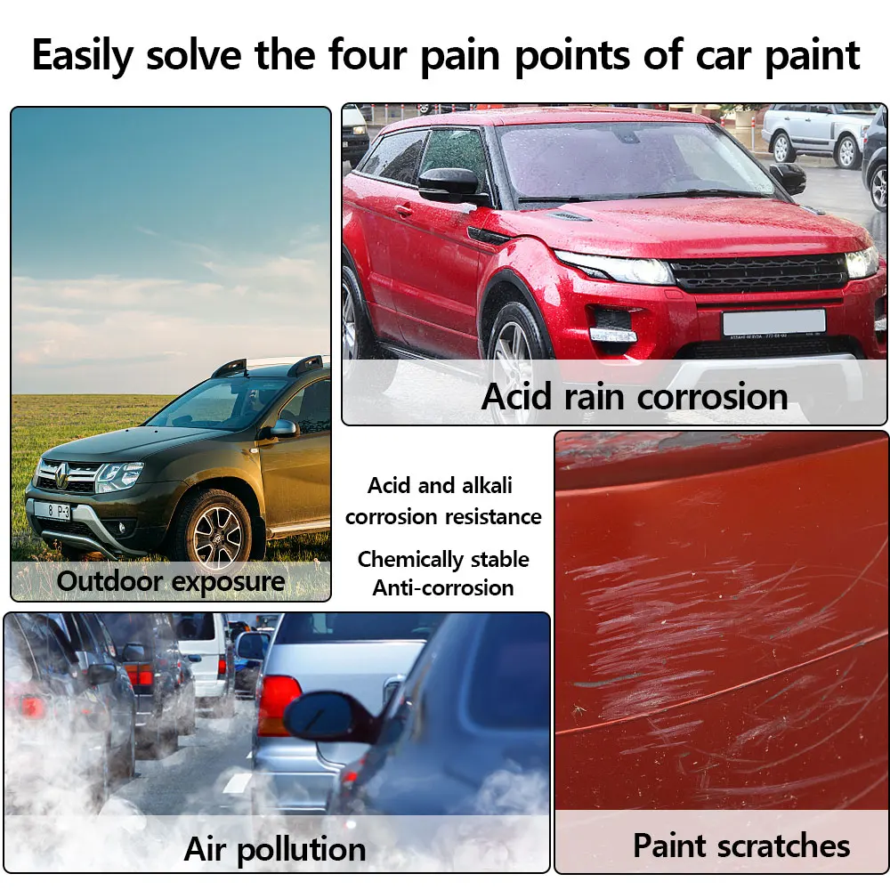 50ML 10H Car Liquid Glass Ceramic Hydrophobic Coating Motorcycle Paint Care Anti Scratch Auto Detailing Glasscoat Car Polish Coa