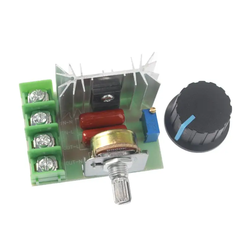 1PC 220V 2000W SCR Electronic Voltage Regulator Module Speed Control Dimming Thermostat Power Regulator 2000 Watt AC 50 - 220 V - Image 2