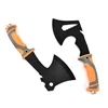 Outdoor two-color handle axe, emergency firefighting, self-defense, camping, mountain cutting axe tool 4
