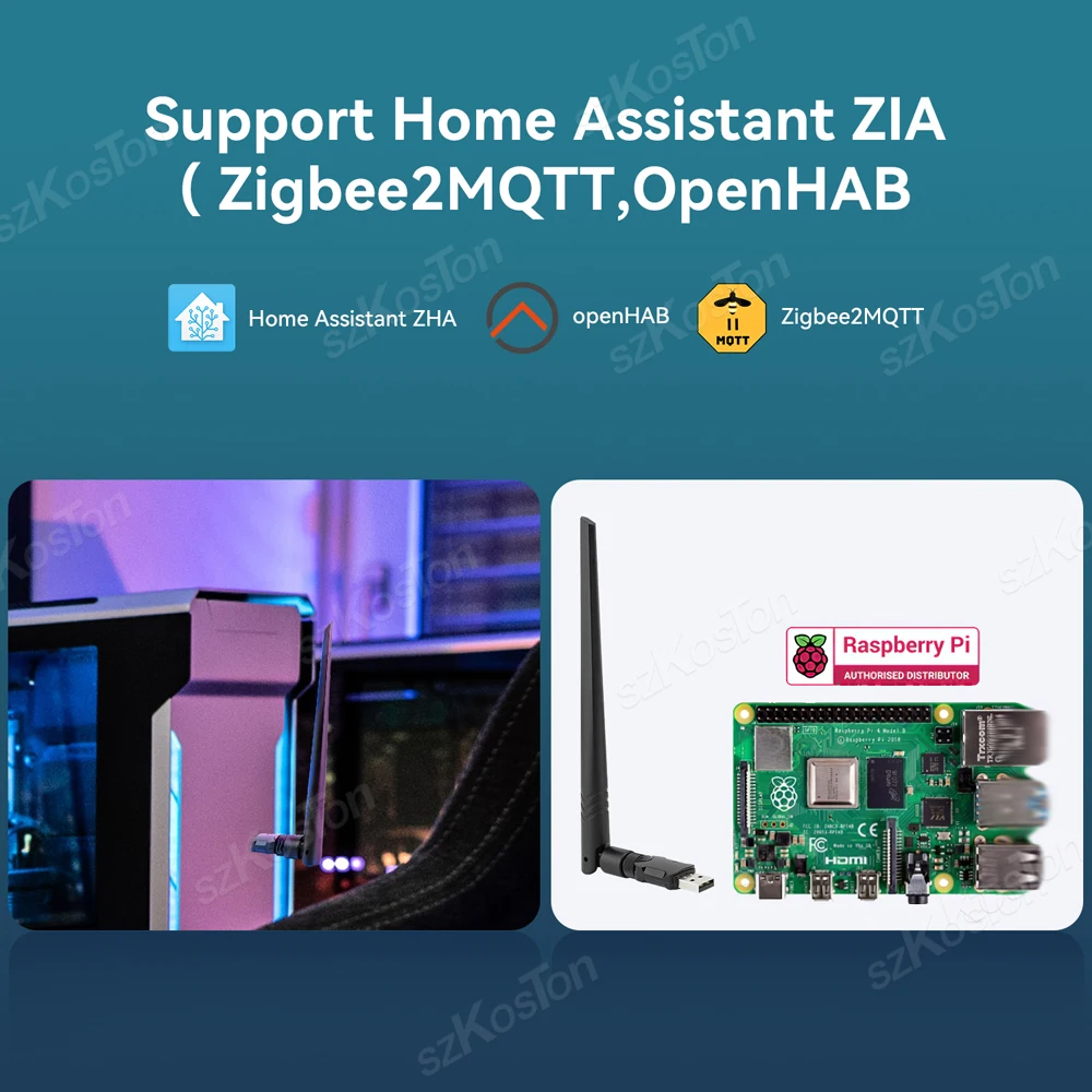 Zigbee Gateway ZigBee 3.0 USB Dongle Plus-E Open Source Wireless Hub Works with Home Assistant OpenHAB Zigbee2MQTT ZHA