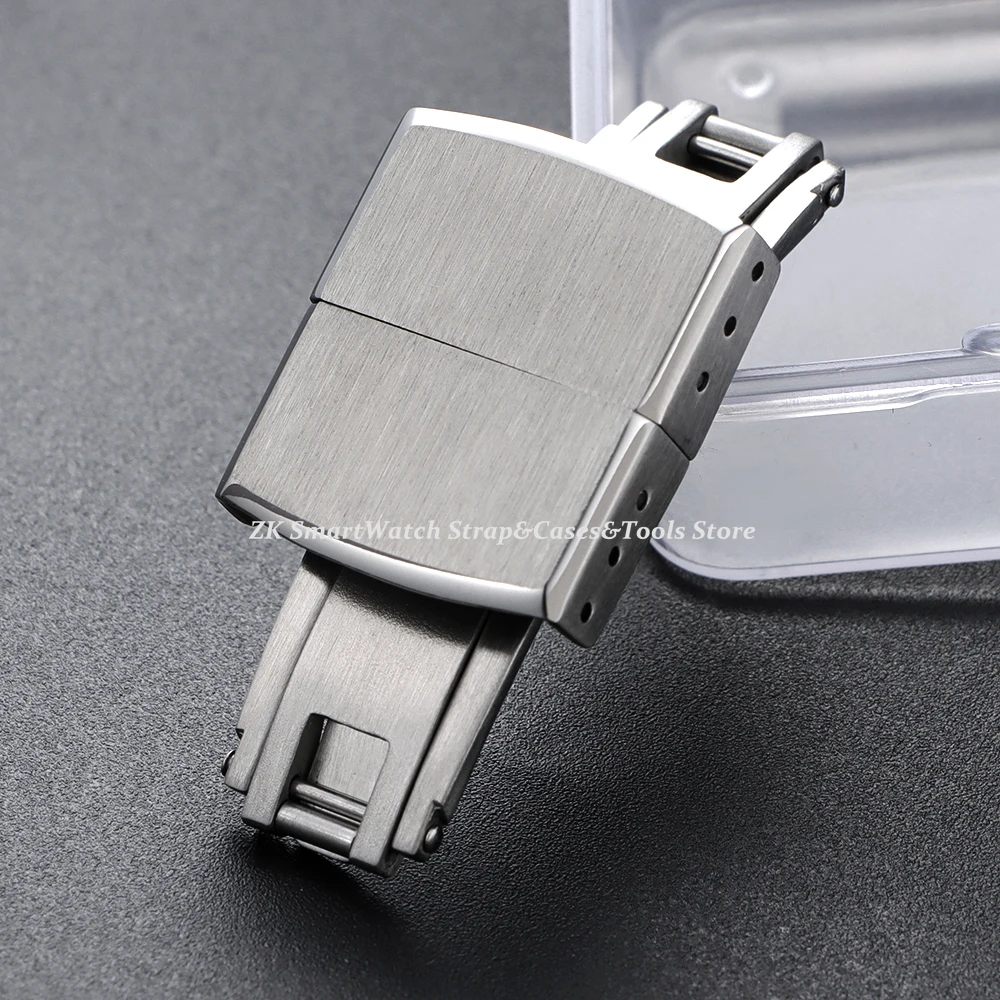 Universal Fast Release Steel Brush Strap with Fold Buckle Double Click Butterfly Clasp - Fashion Edition