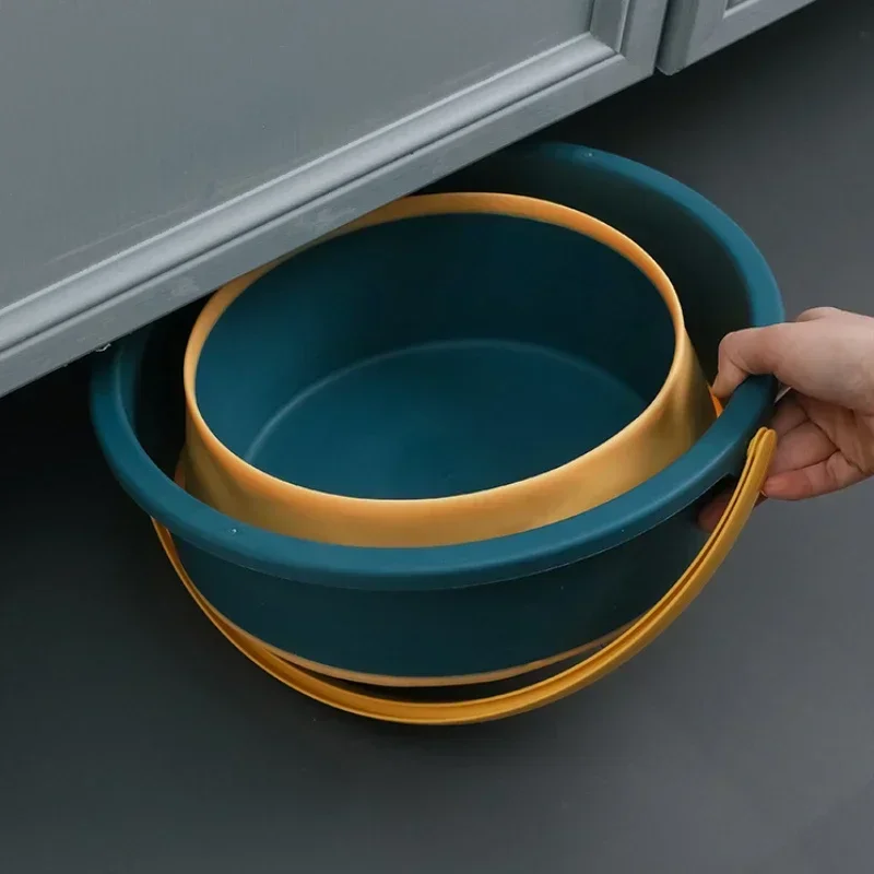 Portable Folding Buckets Multi-purpose Wash Basin 4.6/10L folding bucket,folding washbasin