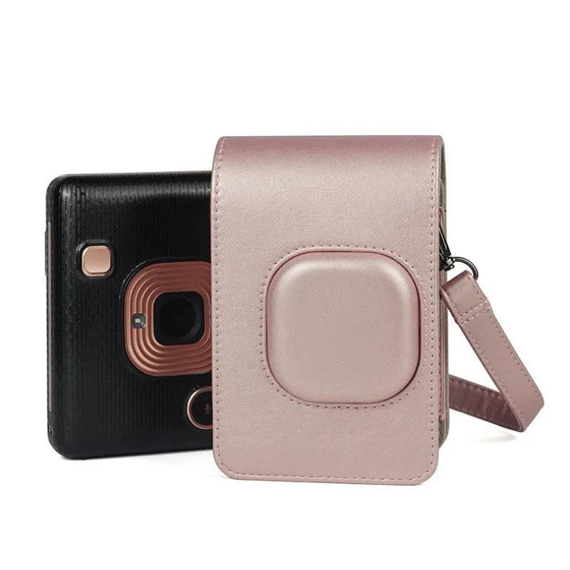 Custodia In Pelle Pu Retrò Per Fujifilm Instax Mini Liplay Hybird Fotocamera A Pellicola Istantanea Che Trasporta Borsa A Tracolla Compatta Mini Cover
