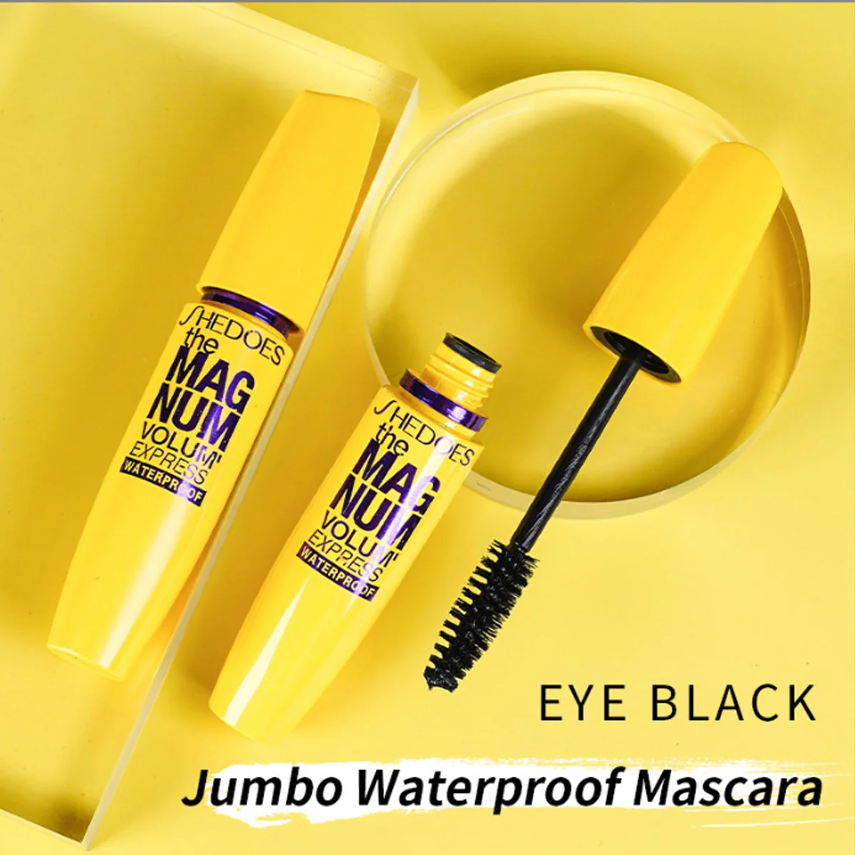 العين السوداء ماسكارا موسع ماسكارا كاذبة تأثير العين السوداء طبطب إطالة دون القسوة إطالة التصميم الضفيرة ماسكارا