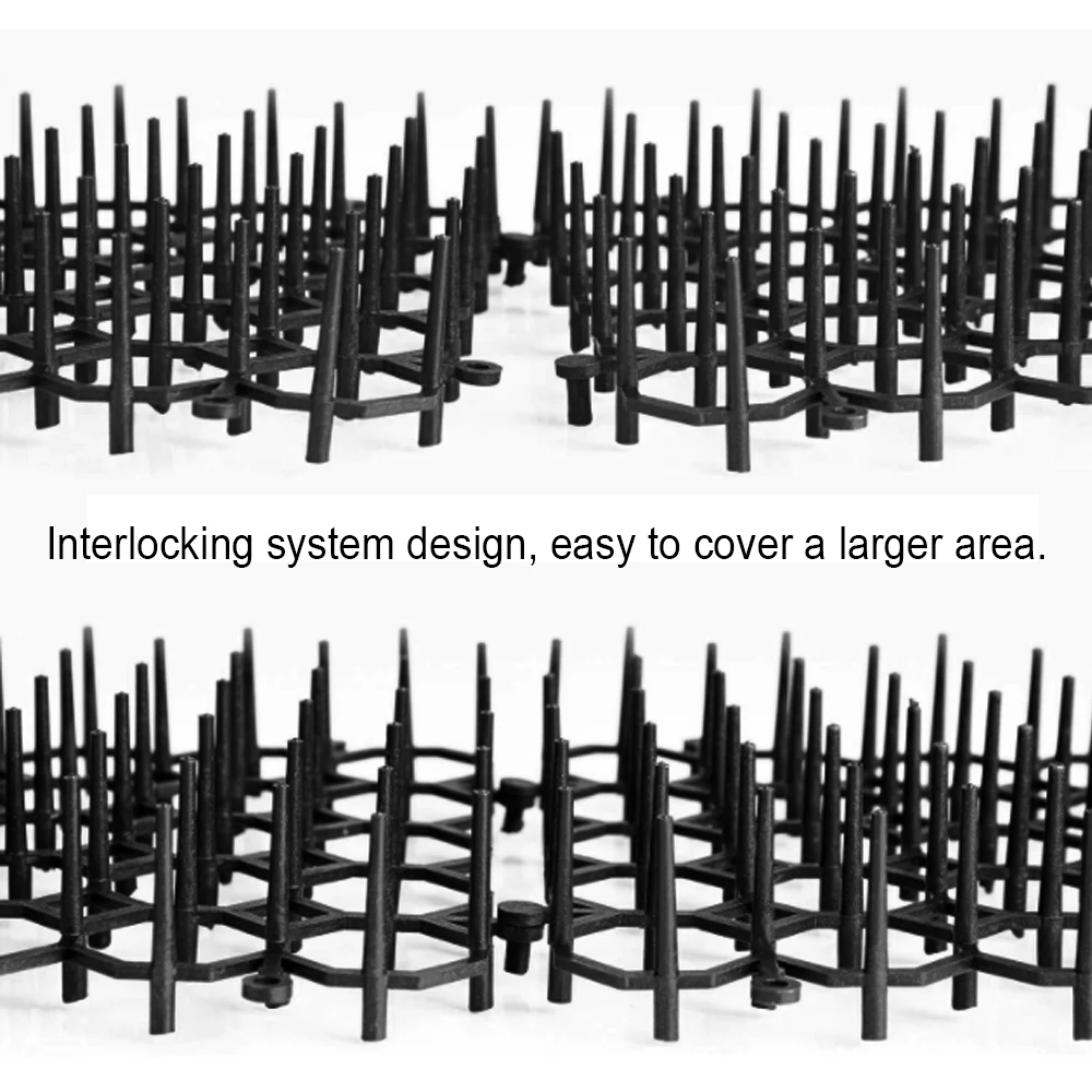 10PCS/6PCS Cat Repellent Outdoor/Indoor Scat Mat for Cats&Dogs Clear Cat Deterrent Outdoor Mat Pet Deterrent Mats with Spikes