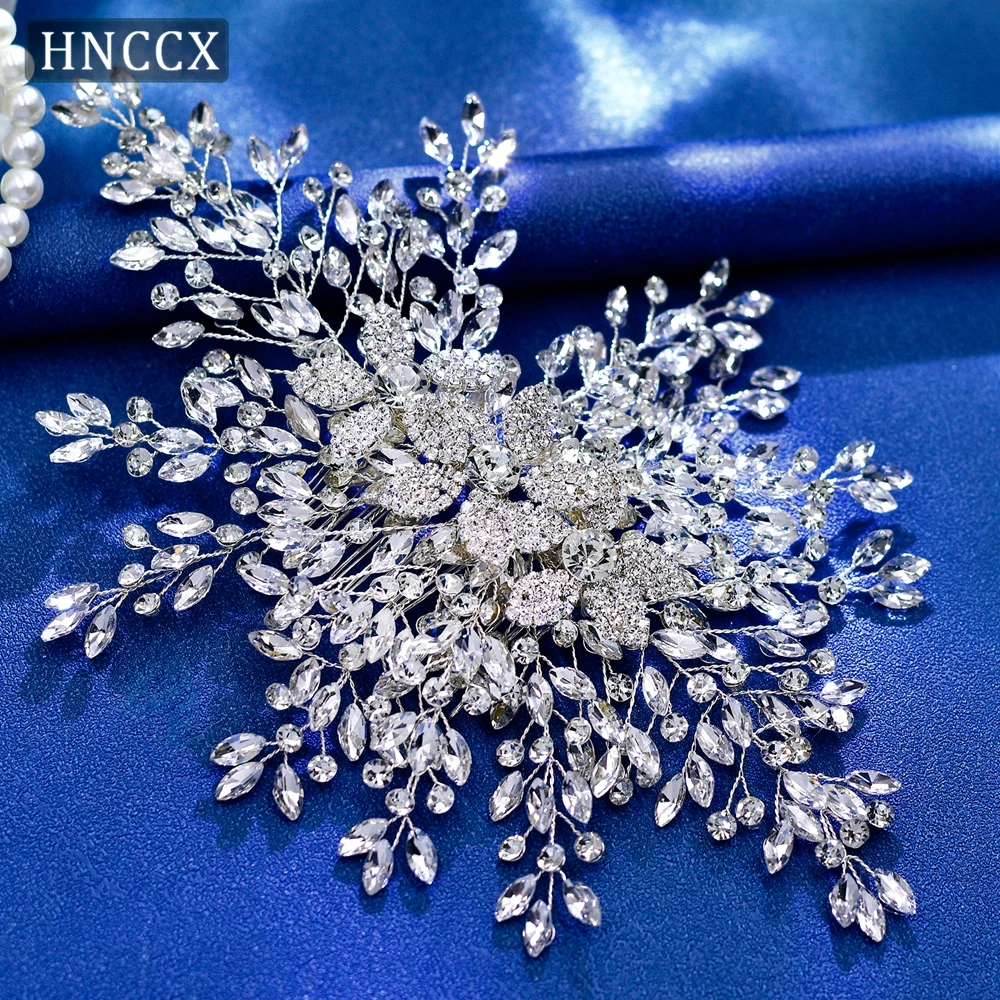 HNCCX Bridal Headband Crystal Hair Accessories Bride Hair Vine Girls Headwear Rhinestone Headdress For Women Wedding Party CP462