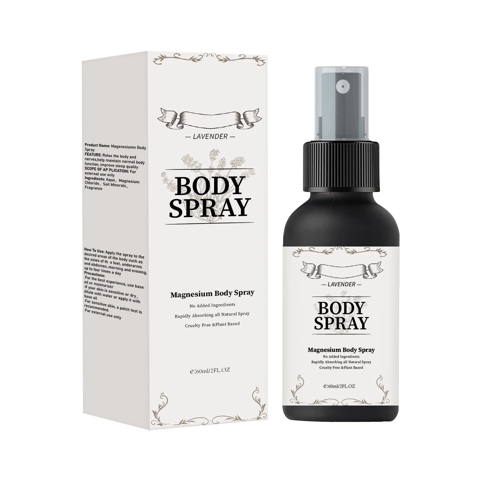 Magnesium Spray 60ml For Sleep And Anxiety Simples Chloride Body
