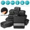 6 Sizes Black Hard Shell PP Carrying Case Portable Waterproof Impactproof Shockproof Tool Holder Sponge Box 3