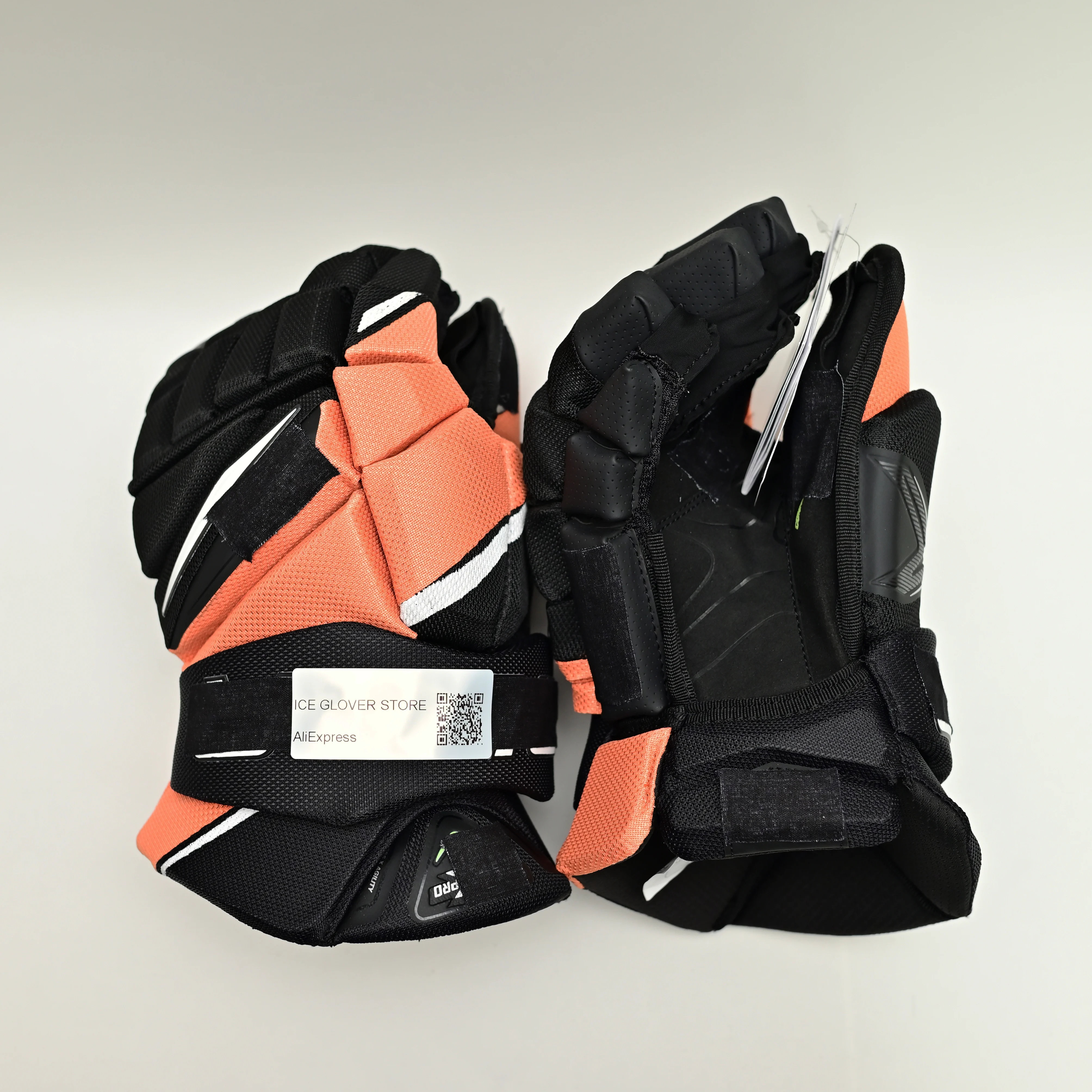 [2-Pairs][2X]Top level BAU 2X pro Ice Hockey Gloves Four Colors 13" Professional Protective Hockey Glove