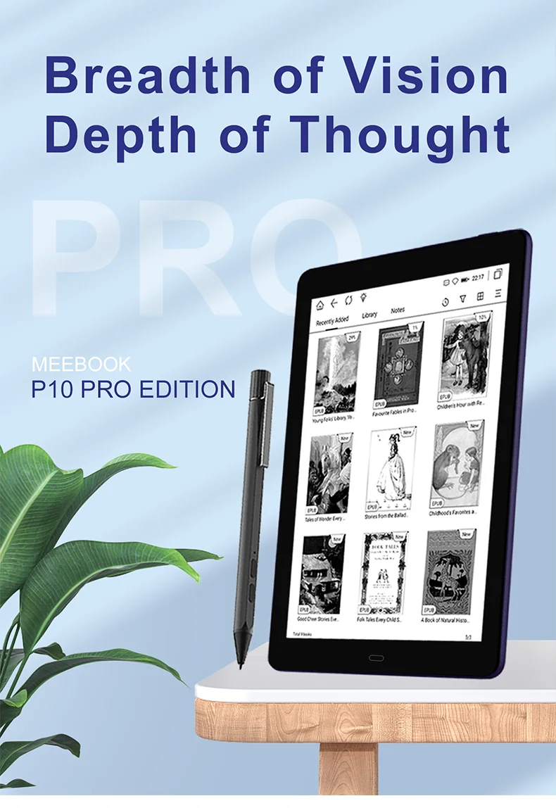 product Meebook P10 Pro Edition 10.3-inch E-Ink 300PPI screen tablet ebook ereader Android 11 e-lnk smartphone notepad