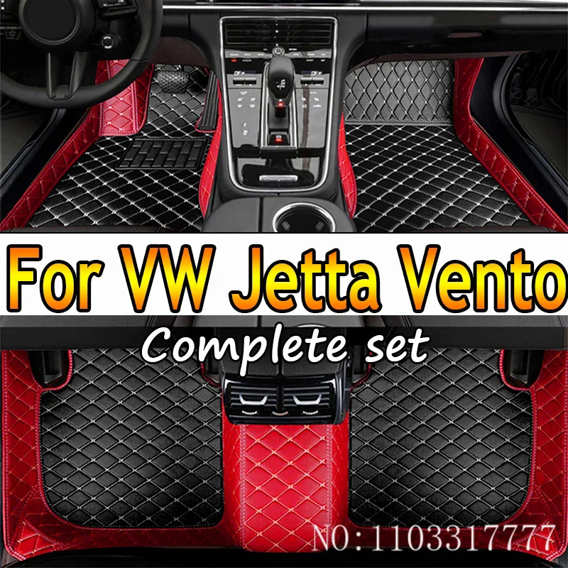 

Leather Car Floor Mats For VW Volkswagen Jetta Vento A7 2019 2020 2021 2022 2023 Leather Car Matt Interior Parts Car Accessories