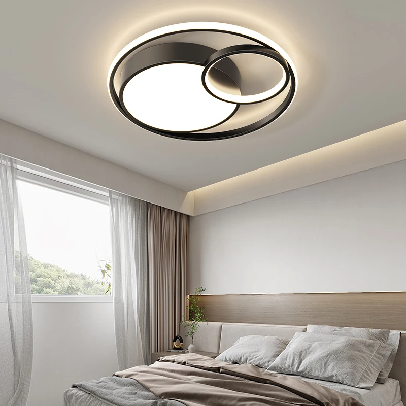 

Modern Ceiling Chandelier Mnimalist Chandeliers For Living Room Dining Rooms Bedrooms attic Black/White/gold Creative Led Lights