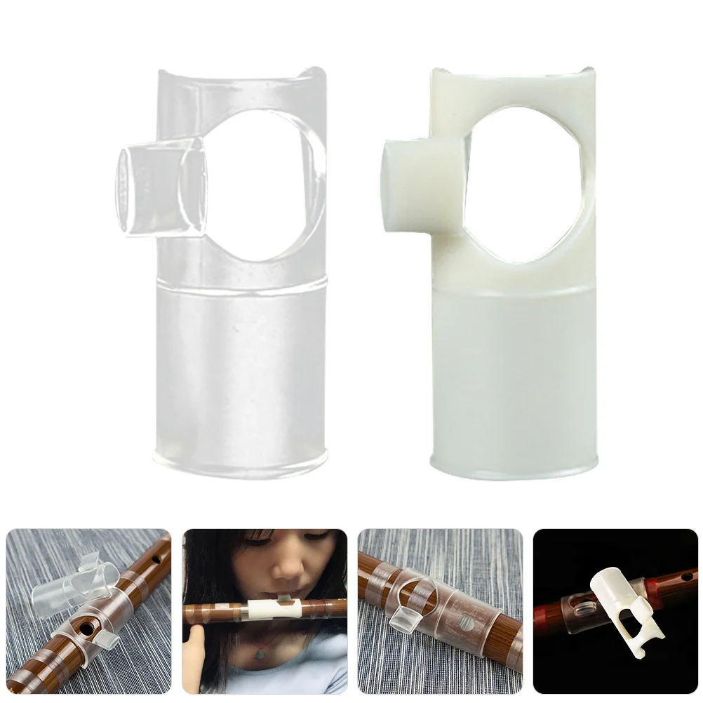 

2 Pcs Flute Zero-based Mouthpieces Replace Nylon Shaping For Beginner