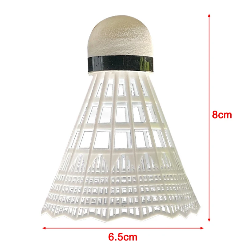 Stable Badminton Shuttlecocks Sports Plastic Nylon Badminton Indoor Outdoor Sports Training Balls 3pcs/6pcs