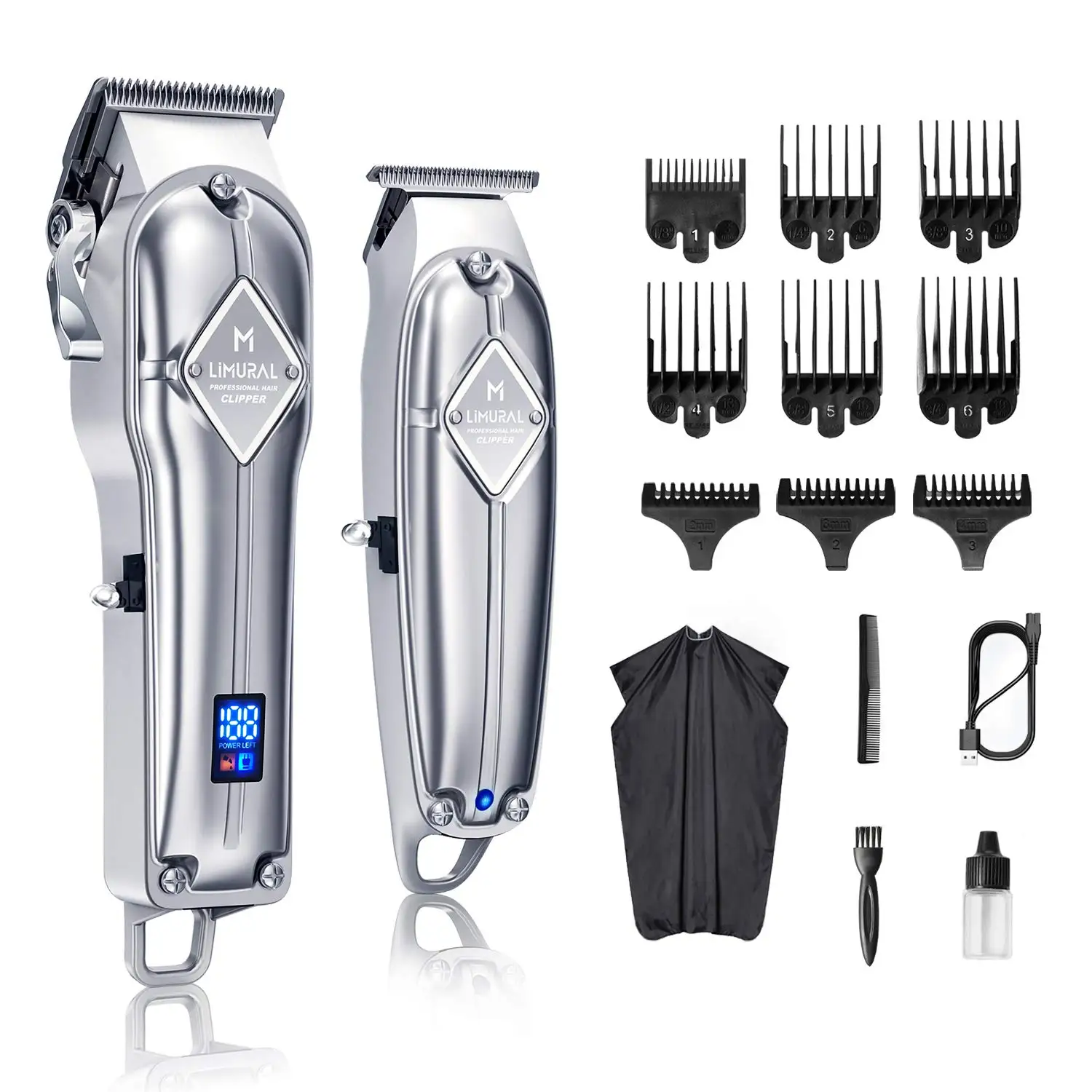 Limural Professional Hair Clippers for Men DSP Hair Clipper Hair Cutting  Cordless Beard Trimmer Barber Grooming Kit Rechargeable - AliExpress