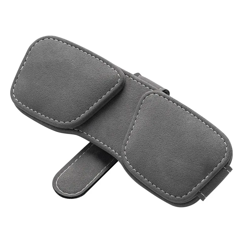 Car glasses clip, sun visor, multifunctional storage, business cards, receipts, glasses case