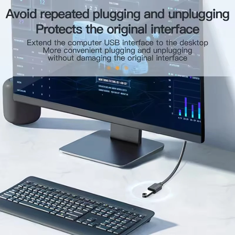 USB 2.0 연장 케이블 USB 케이블 남성-여성 연장 코드 데이터 케이블 PC 스마트 TV PS4 PS3 Xbox SSD USB 연장 케이블
