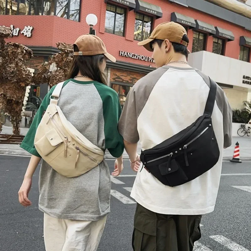 

Нагрудная сумка, модный нейлоновый вместительный поясной ремень на плечо, новая женская сумочка и поясной кошелек, Повседневная Большая Студенческая сумка для телефона