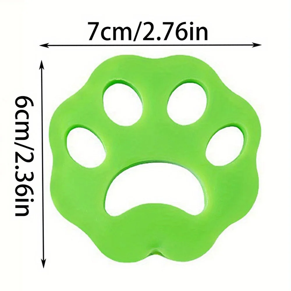 4PCS Cat Claw Silicone Hair Remover Washing Machine Clothes Dust Hair Collector Double-Sided Reusable Washable Cleaning Tools hair remover