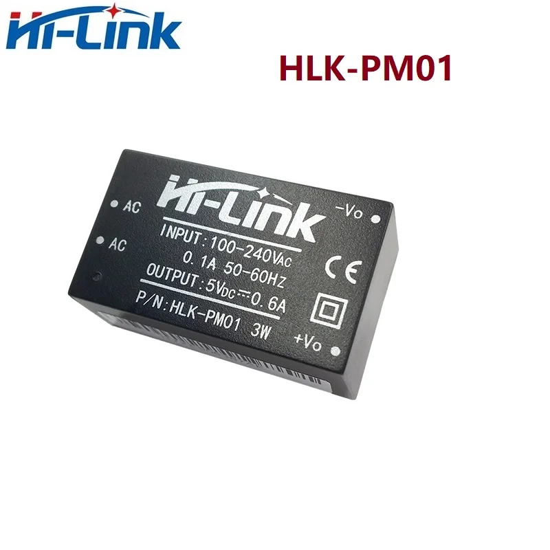 

Free shipping 25pcs Hi-Link acdc 5v 3w Buck Step Down Power Supply Module Intelligent household switch power module HLK-PM01