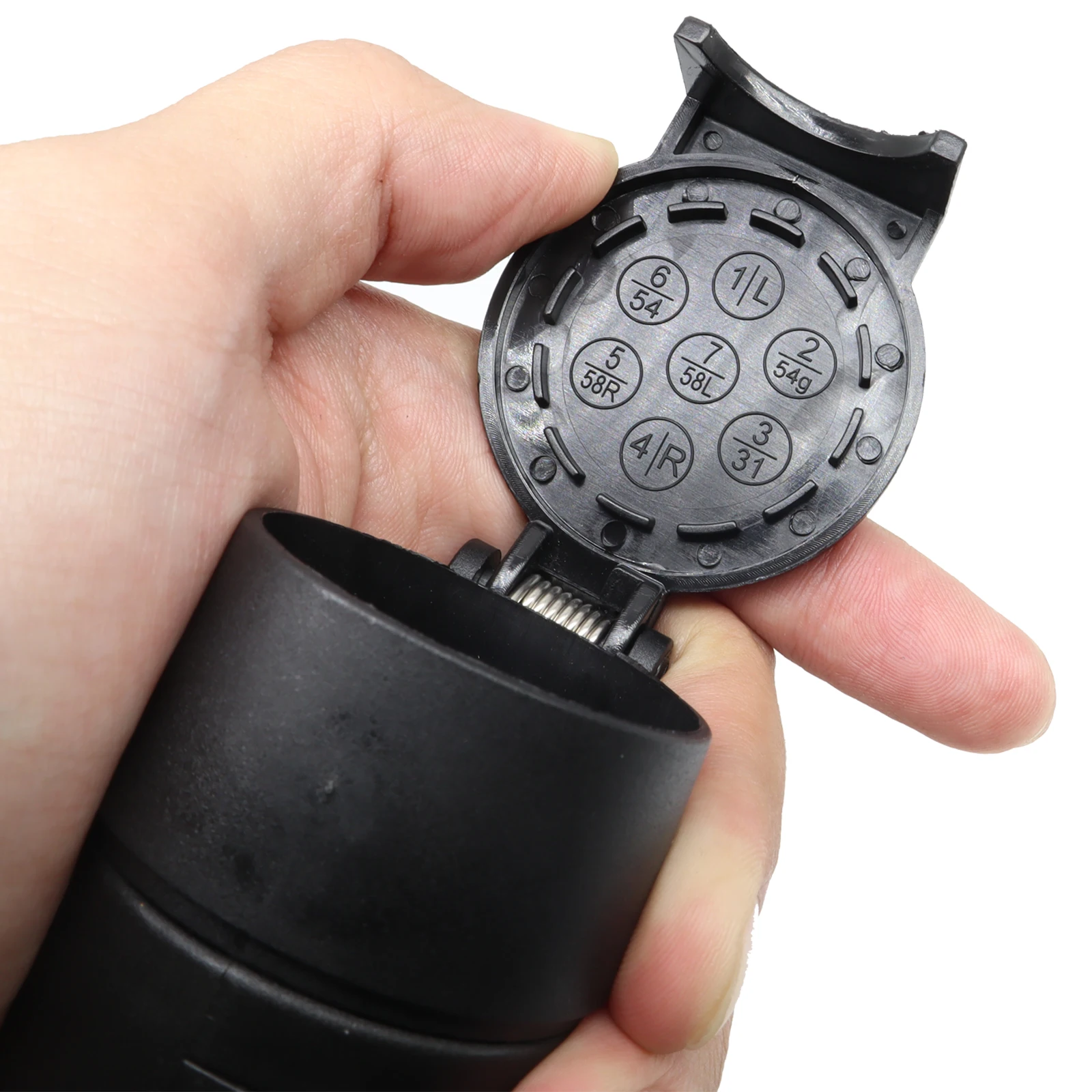 Trailer Plug Adapter 7 Way to 7 Way Blade Towbar Towing Socket Plug Connector for Vehicle RV Trailer