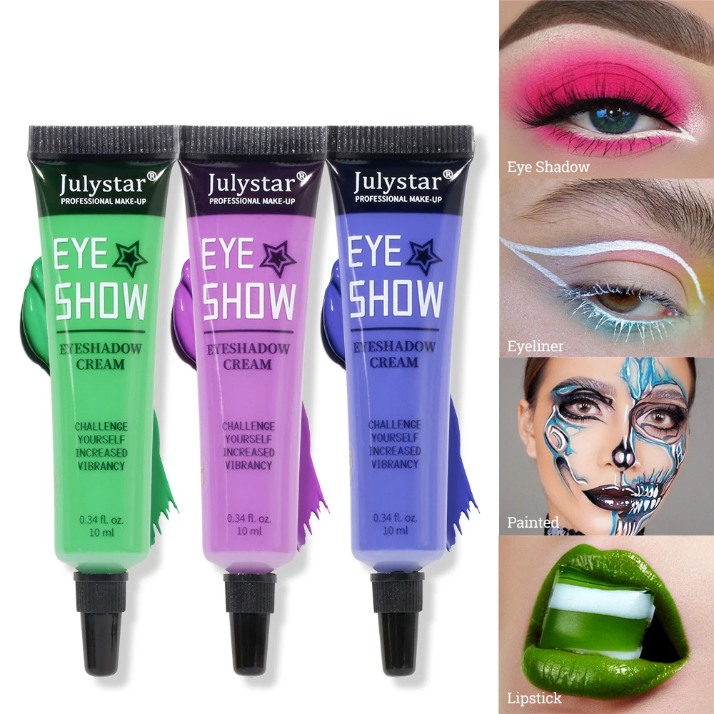 White Eyeshadow Cream Waterproof Eyeshadow Primer Anti Sweat Matte Liquid Painted Paste Colorful Eye Makeup Cosmetics eye shadow
