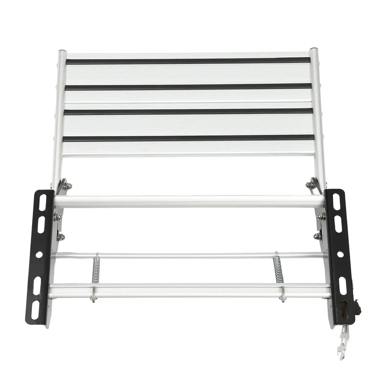 Motorhome Steps Mover for Caravans, Aluminium Alloy Folding Single Step Steps, Non-Slip, for Motorhomes, Trailer Trucks
