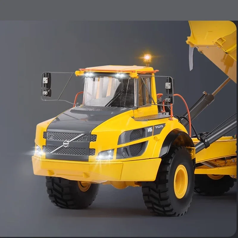 DOUBLE E E017 RC Truck 1/16 A40G Electric Metal Remote Control Articulated Truck Model 2.4G Remote Control Truck Boy Toy Gift 3